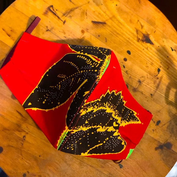 African Style Cloth Face Mask - Picture 2 of 2